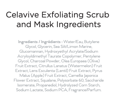 Canada Celavive Exfoliating Scrub Mask