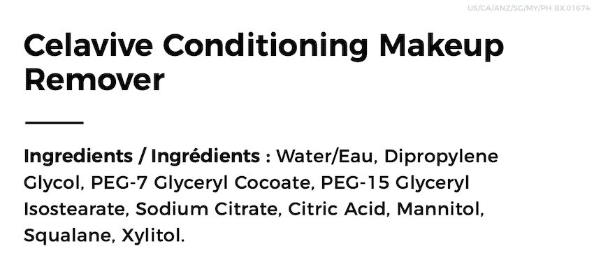Celavive® Conditioning Makeup Remover Canada