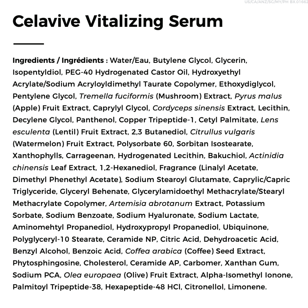 Celavive Vitalizing Serum: hydrating formula