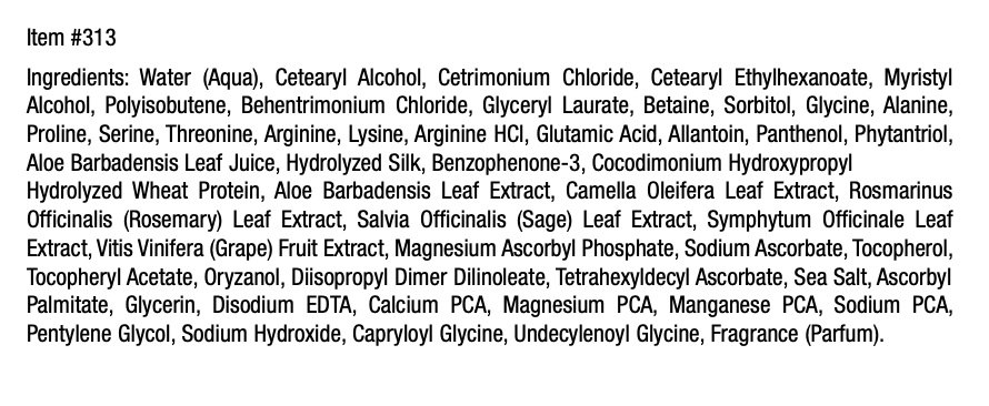 Nourishing Conditioner usana canada supplement facts