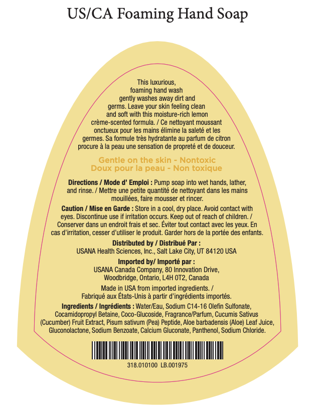 foaming hand soap usana canada supplement facts