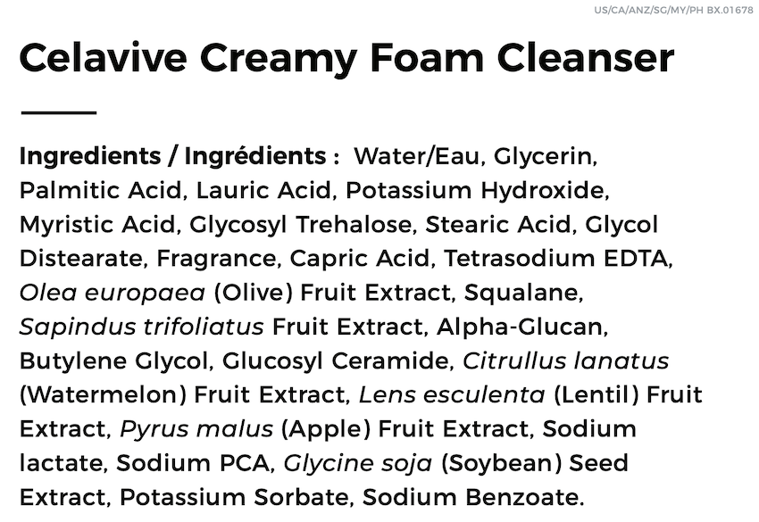 Celavive® Creamy Foam Cleanser Canada