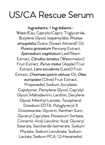 Canada USANA celavive postbiotic rescure serum facts