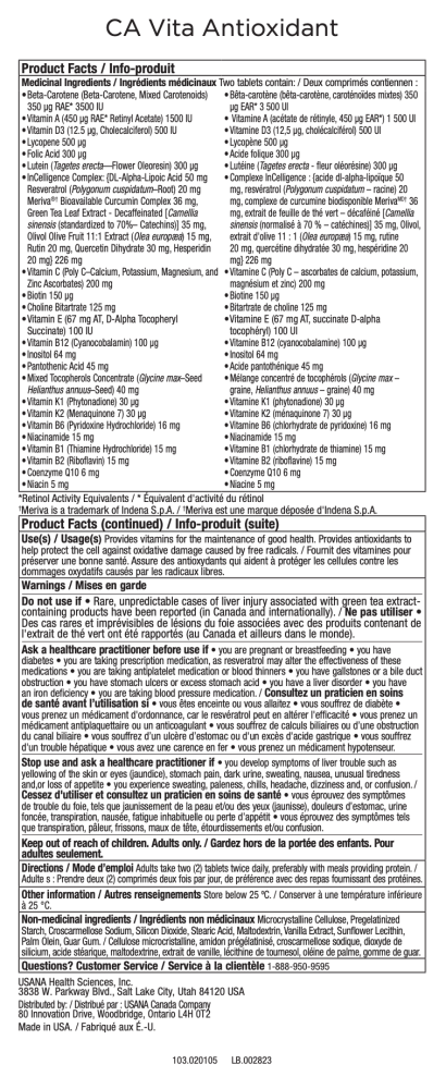 USANA Canada Vita Antioxidant