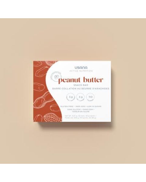 USANA Peanut Butter Snack Bar (14 Bars / Box)