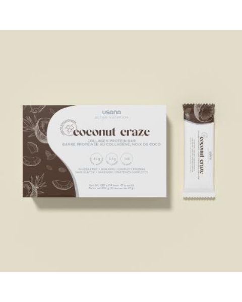 USANA Coconut Craze Collagen Protein Bar
