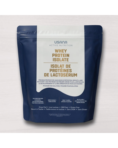 alt USANA Whey Protein Isolate text